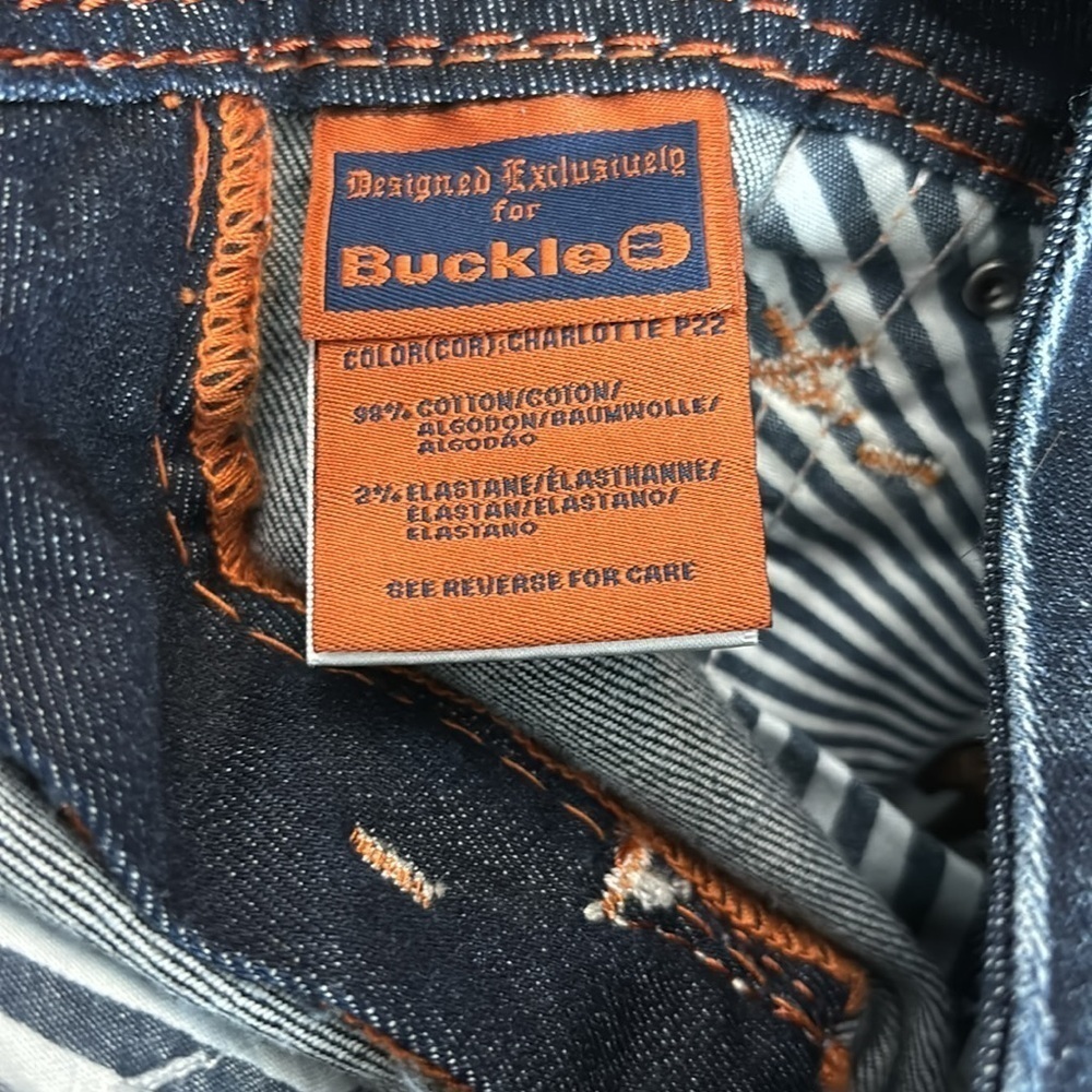 New ROCK REVIVAL Charlotte Capri Jeans Size 31 - Picture 5 of 13